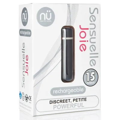 nu Sensuelle Joie Rechargeable Black Bullet Vibrator