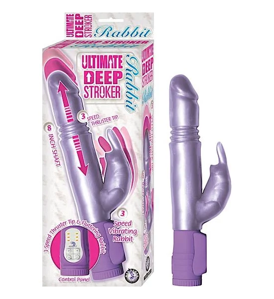 Ultimate Deep Stroker Rabbit Vibrator - Purple — image 6 of 6