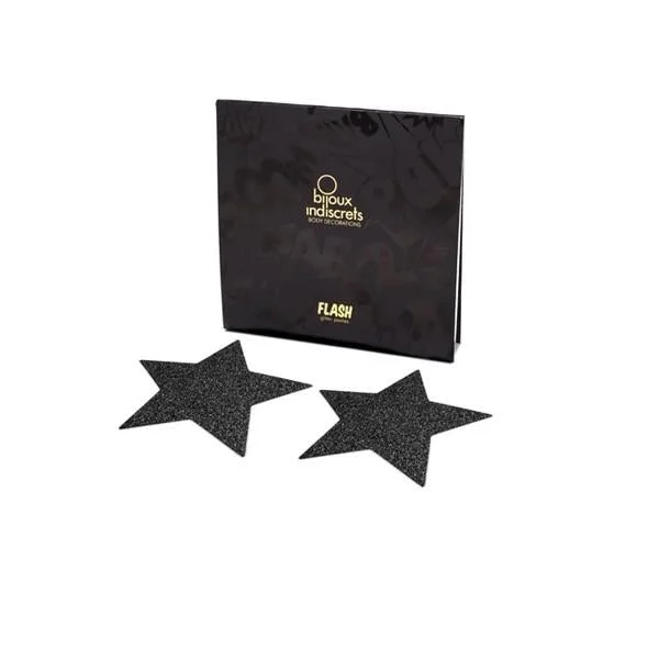 Flash Star Black Pasties — image 4 of 4