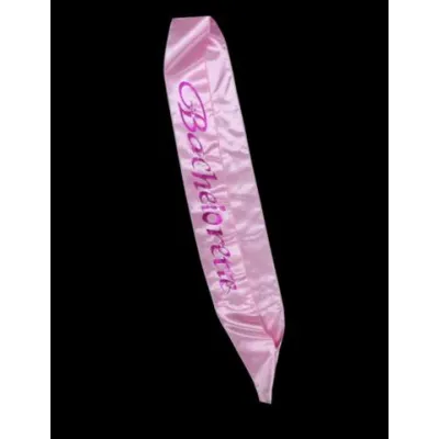 Bachelorette Sash Flashing Pink