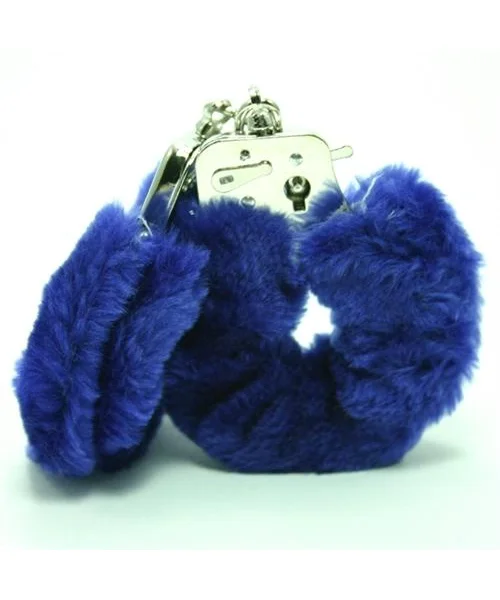 Plush Love Cuffs - Blue