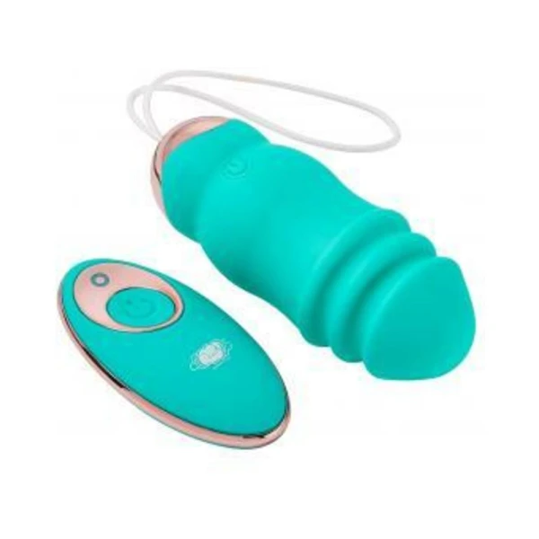 Personal Massagers: Cloud 9 Health & Wellness Wireless Remote Control Egg W/ Stroking Motion Teal