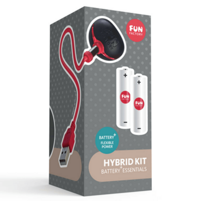 Fun Factory Battery Hybrid Kit 2 AAA Rechargeable Batteries and Charging Cable