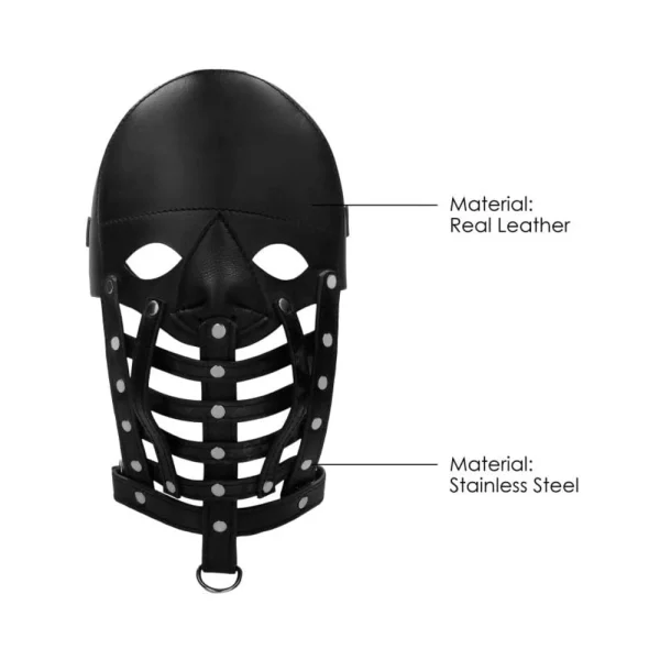 Ouch! Pain - Saddle Leather Heavy Duty Mask