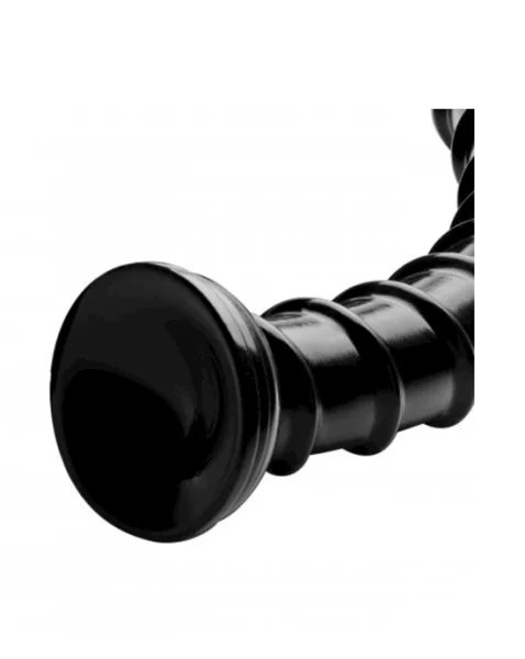 Swirl Hose Long - Black - 18 Inch