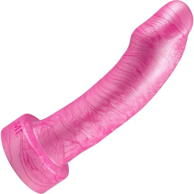 The Essential 5 5 Silicone Dildo Model A By Uberrime Pearl Pink