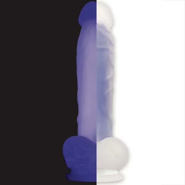 Evolved Luminous Glow in the Dark Dildo, Dual-Density Silicone
