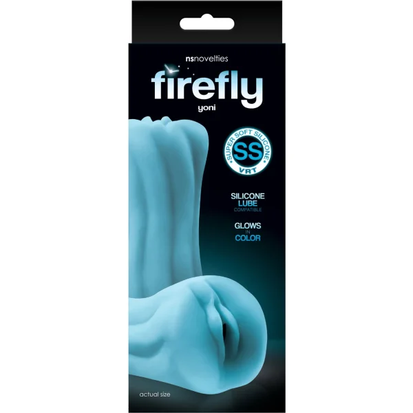 Firefly Yoni Glow in the Dark, Soft Silicone Stroker by NS Novelties