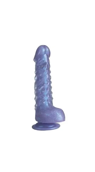 Crystal Cote Dong Purple 7 inches Suction Cup