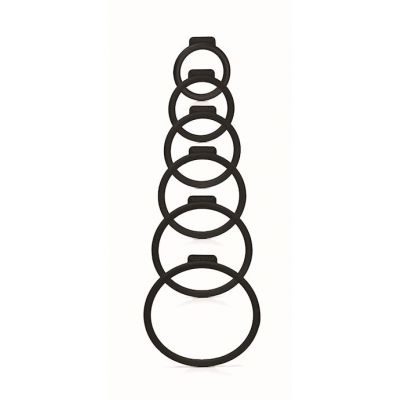 Silicone O ring Set Black