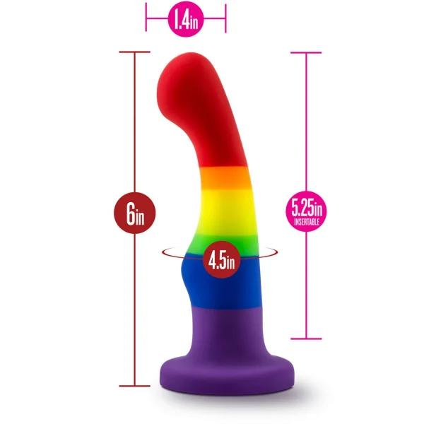 Avant Pride P1 Freedom G-Spot Silicone Dildo