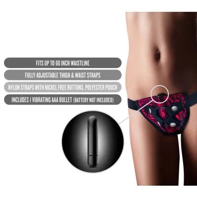 Temptasia Lovelace Harness Red