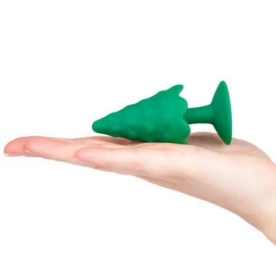 Bondara Stocking Stuffer X Mas Tree Silicone Butt Plug 3 5 Inch