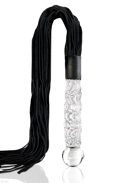 Pipedream Flogger with 6.75" Glass Dildo Handle — image 7 of 12