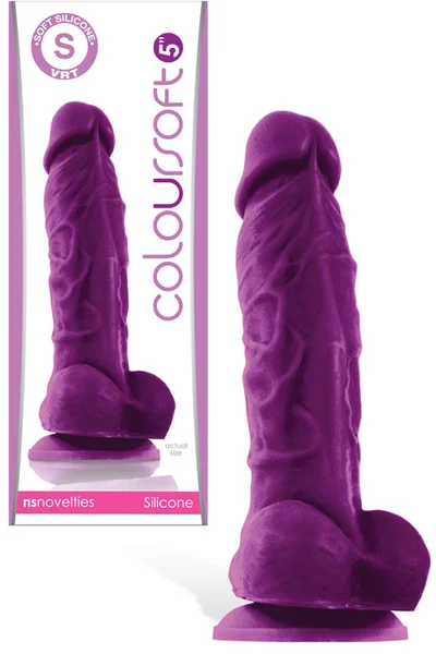 nsnovelties 6.7" Realistic Soft Silicone Dildo With Suction Base — image 5 of 8