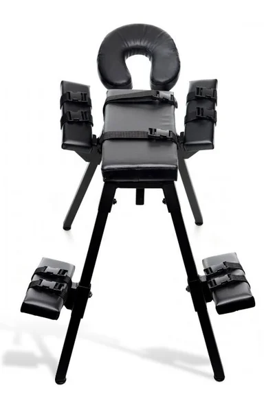 Master Series Faux Leather Sex Bench with Adjustable Restraints — image 8 of 13