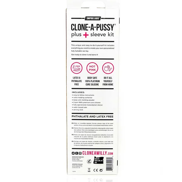 Clone A Pussy Plus + Masturbator for Men | Replica Vagina Molding Kit Pink — image 5 of 7