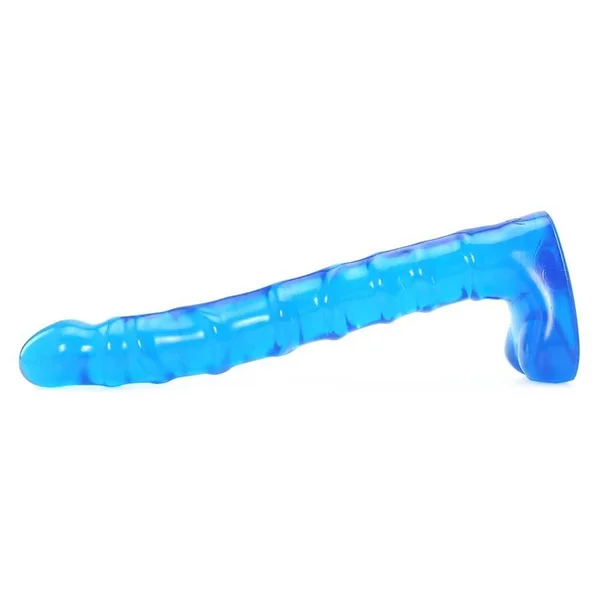 Raging Hard-Ons Slimline 9 Inch Crystal Jelly Anal Dildo by Doc Johnson — image 5 of 7