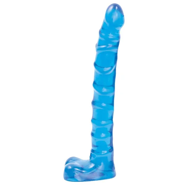Raging Hard-Ons Slimline 9 Inch Crystal Jelly Anal Dildo by Doc Johnson — image 2 of 7