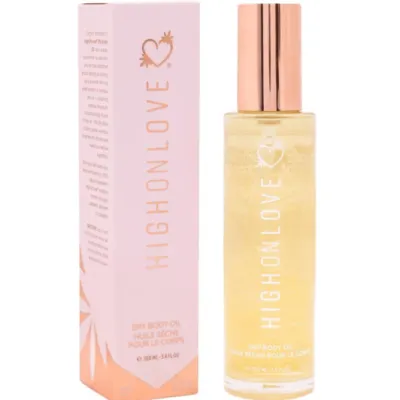 High On Love CBD Dry Body Oil Spray