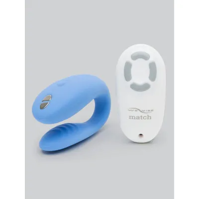 We Vibe Match Blue Remote Control Rechargeable Clitoral and G Spot Vibrator