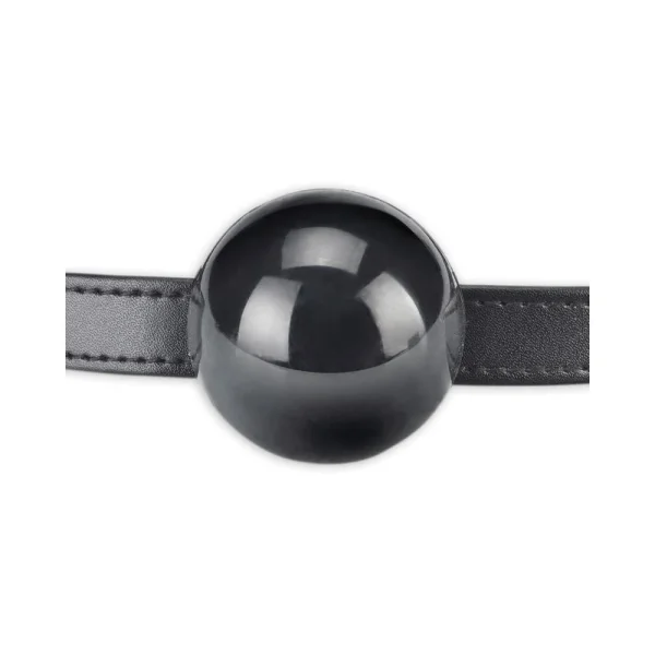 Lux Fetish Silicone Ball Gag Black O/S — image 5 of 11