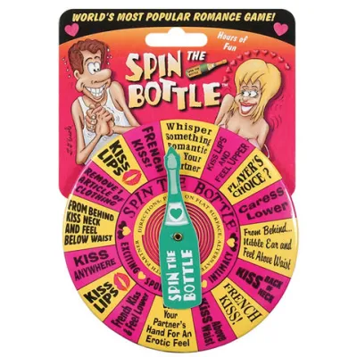 Spin the bottle game button
