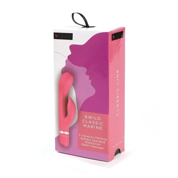 B Swish Bwild Classic Marine Rabbit Vibrator - Guava
