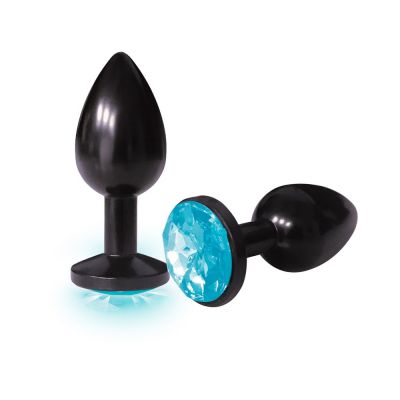 The 9 s The Silver Starter Bejeweled Annodized Stainless Steel Plug