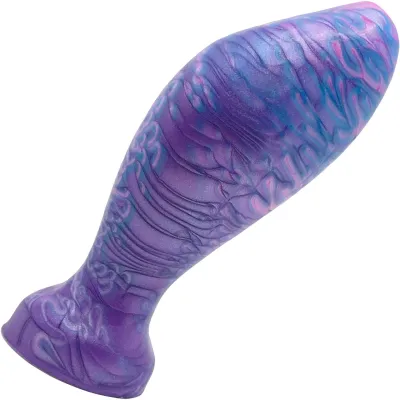 The Suavis 4 5 Medium Silicone Vaginal Plug By Uberrime Deep Ocean