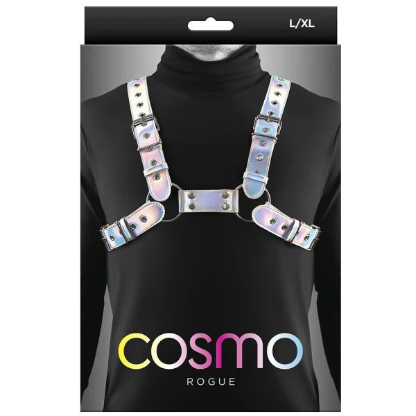 Cosmo Rogue Chest Harness Large / X-Large - Rainbow