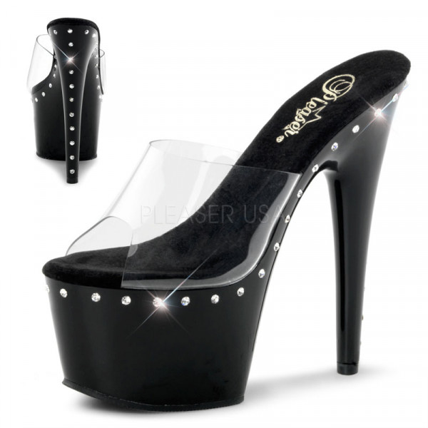 ADORE-701LS - 7" Heel, 2 3/4" PF Slide Featuring 1 Line R/S On PF And Heel