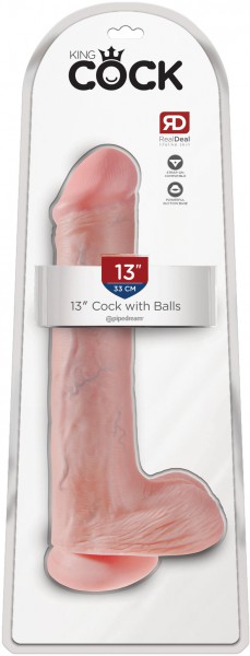 13" Cock + Balls