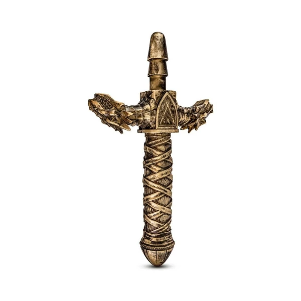 The Realm - Drago - Lock On Dragon Sword Handle - Bronze