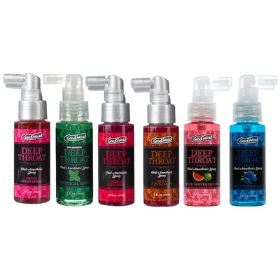 Good Head Deep Throat Flavored Oral Sex Numbing Spray 2 oz