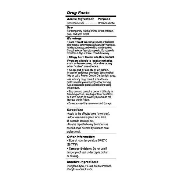Frozen Deep Throat Desensitizing Spray by Master Series 4 Oz — image 2 of 2