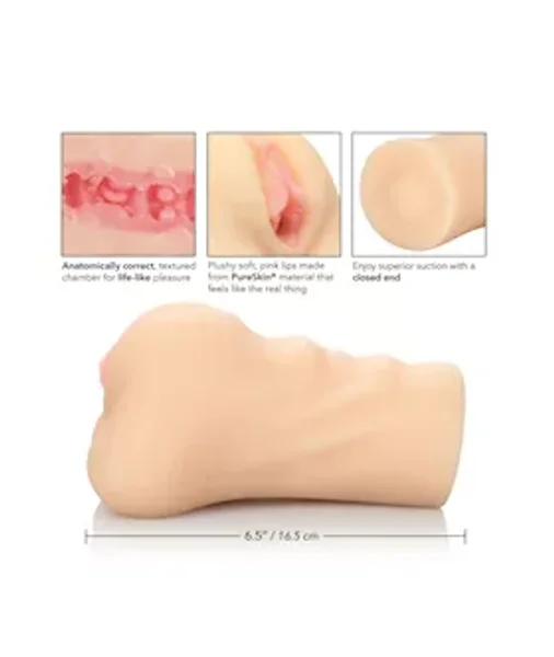 Stroke It Pussy Masturbator - Ivory — image 8 of 10