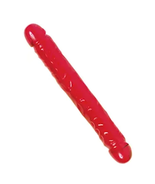 Vivid Essentials 12 Inch Double Dong - Red — image 6 of 7