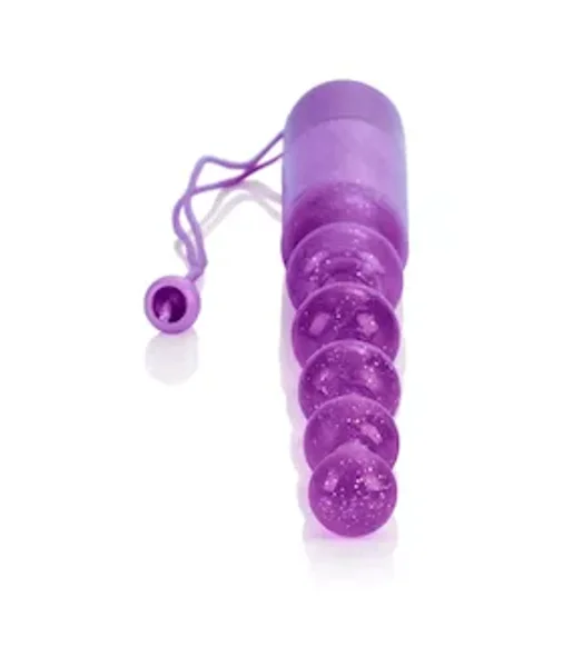 Waterproof Vibrating Pleasure Beads Purple - Purple — image 9 of 9