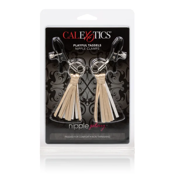 Nipple Play Playful Tassels Nipple Clamps - Gold — image 23 of 25