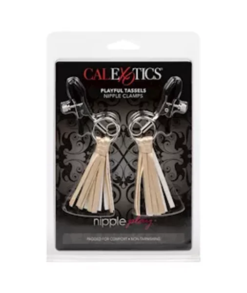 Nipple Play Playful Tassels Nipple Clamps - Gold — image 20 of 21