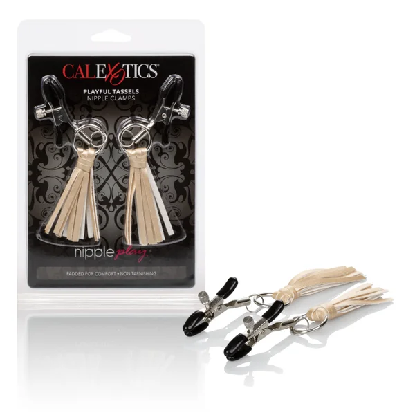 Nipple Play Playful Tassels Nipple Clamps - Gold — image 24 of 25
