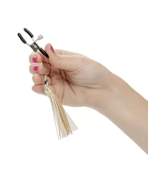 Nipple Play Playful Tassels Nipple Clamps - Gold — image 18 of 21
