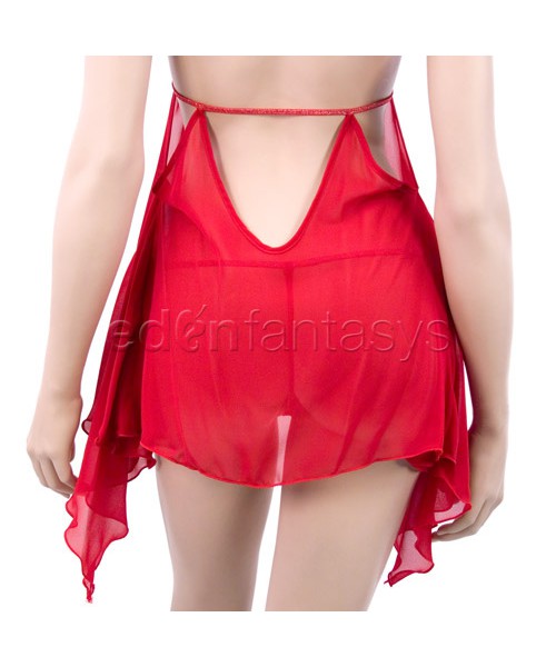 Big hearted babydoll with g-string