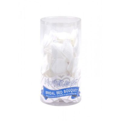 Bridal Bed Bouquet Rose Petals White
