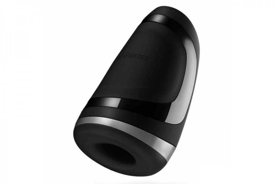 Satisfyer Men 5.5" Rechargeable Masturbator with Heat & Vibration