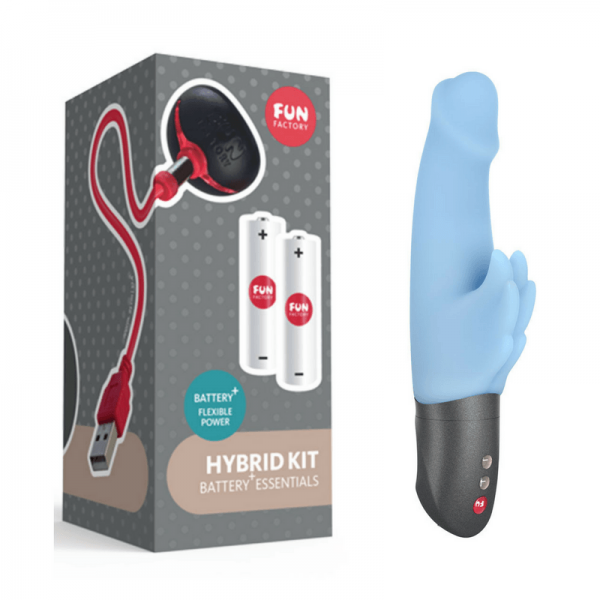 Wicked Wings Silicone Vibrator With Battery+ Hybrid Technology by Fun Factory