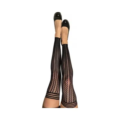 Kixies Lindsay Footless Fishnet Thigh highs Size C
