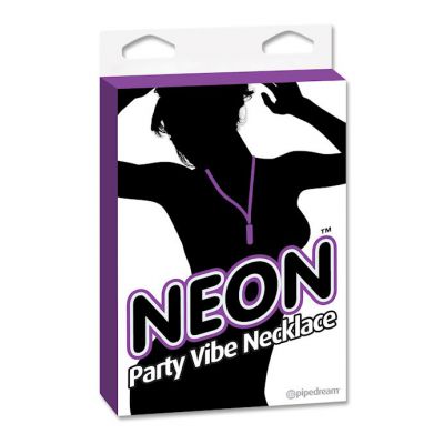Neon Party Vibe Necklace Purple