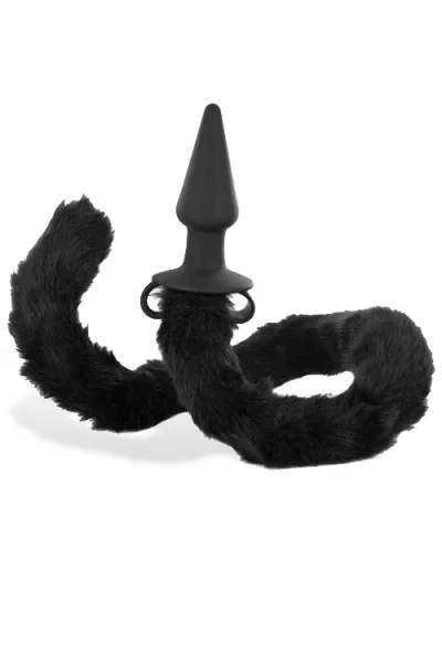 Tailz 4" Anal Plug with Long Cat Tail